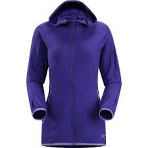 Arc’Teryx Soltera Purple Mid-Layer Hooded Jacket Medium
